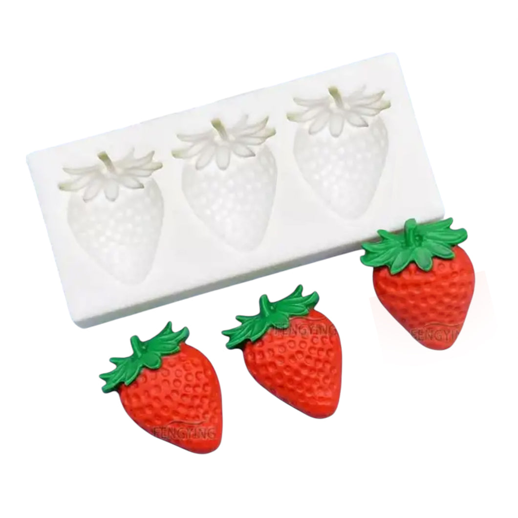 Strawberry Mold (3 Cavity)