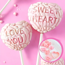 Load image into Gallery viewer, 10pc Conversation Hearts Embosser Set with Cookie Cutter (Pre-Order, expected ship date 1/31)
