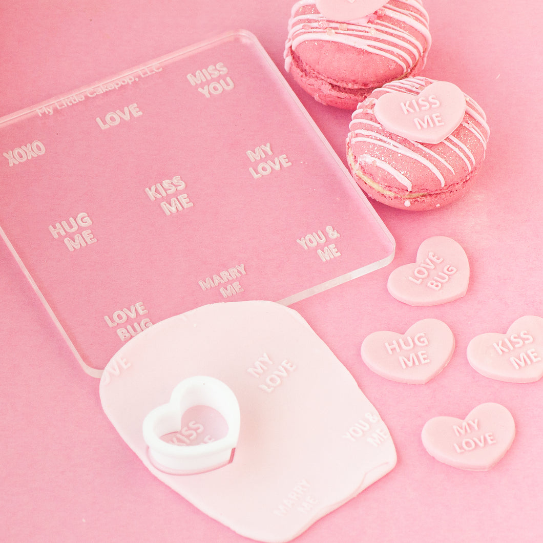 Conversation Pad with Heart Cutter