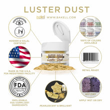 Load image into Gallery viewer, Super Gold Luster Dust (4g)
