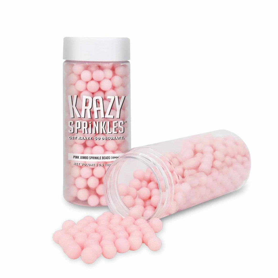 Pink 8mm Beads Sprinkles