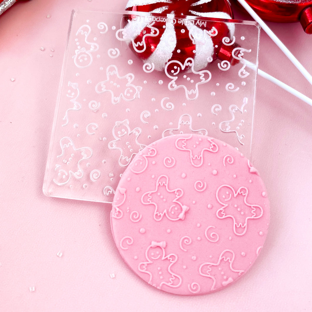 Pop Up Message, Gingerbread Tile