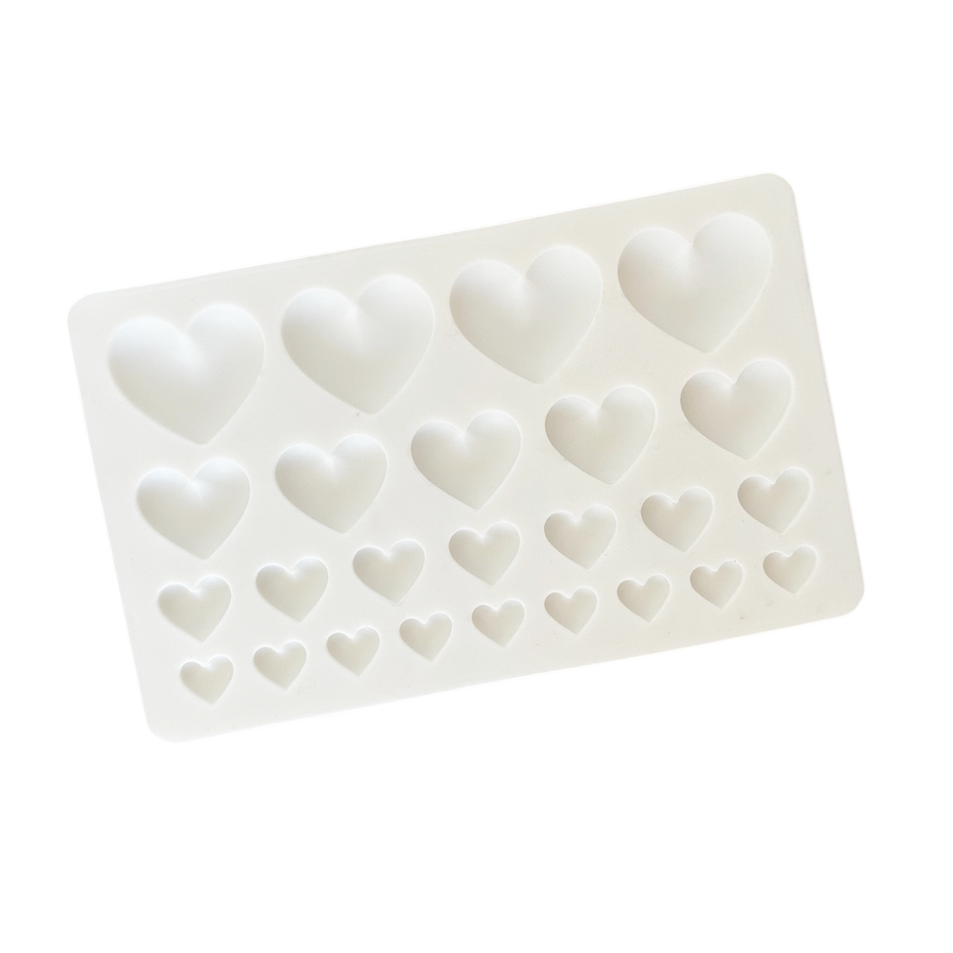 25 Cavity Heart Mold