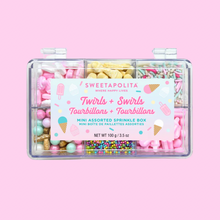 Load image into Gallery viewer, TWIRLS + SWIRLS MINI ASSORTED SPRINKLE BOX
