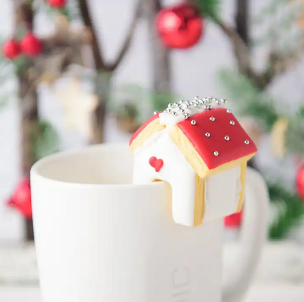 MINI MUG TOPPER GINGERBREAD HOUSE CUTTER SET(1 3/4