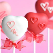 Load image into Gallery viewer, Valentine&#39;s Day Cake Pop Set, 4pc
