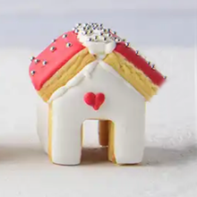 Load image into Gallery viewer, MINI MUG TOPPER GINGERBREAD HOUSE CUTTER SET(1 3/4&quot; tall) (low inventory)
