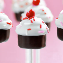 Load image into Gallery viewer, Valentine&#39;s Day Cake Pop Set, 4pc
