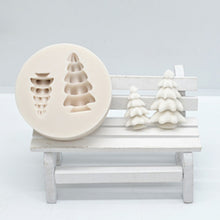 Load image into Gallery viewer, 2 Cavity Christmas Tree Mold
