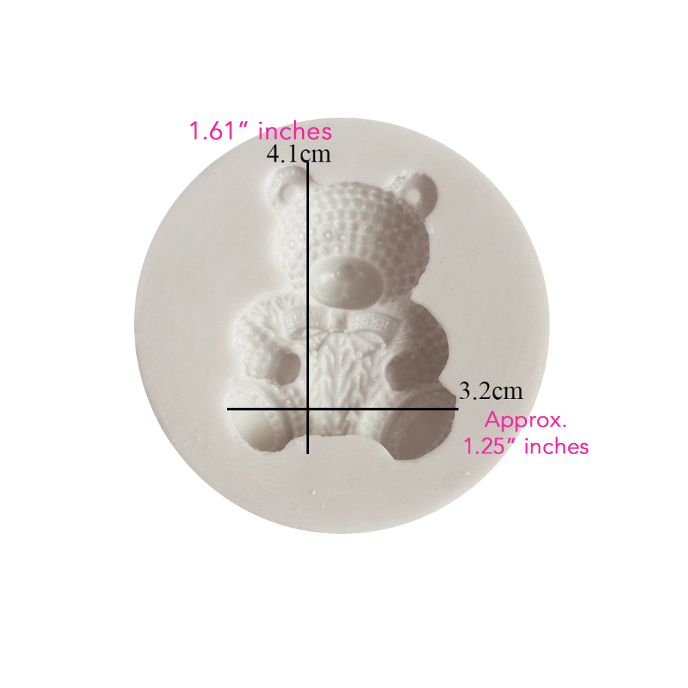 Little bear mould 16 cells - 21 ml